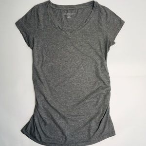 Liz Lange XS Maternity Grey Shirt